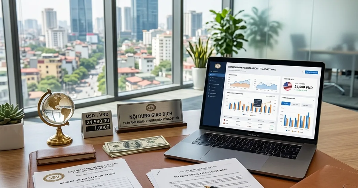 Đăng ký vay nước ngoài: Quy trình SBV, thời hạn và xử phạt theo Thông tư 12/2022